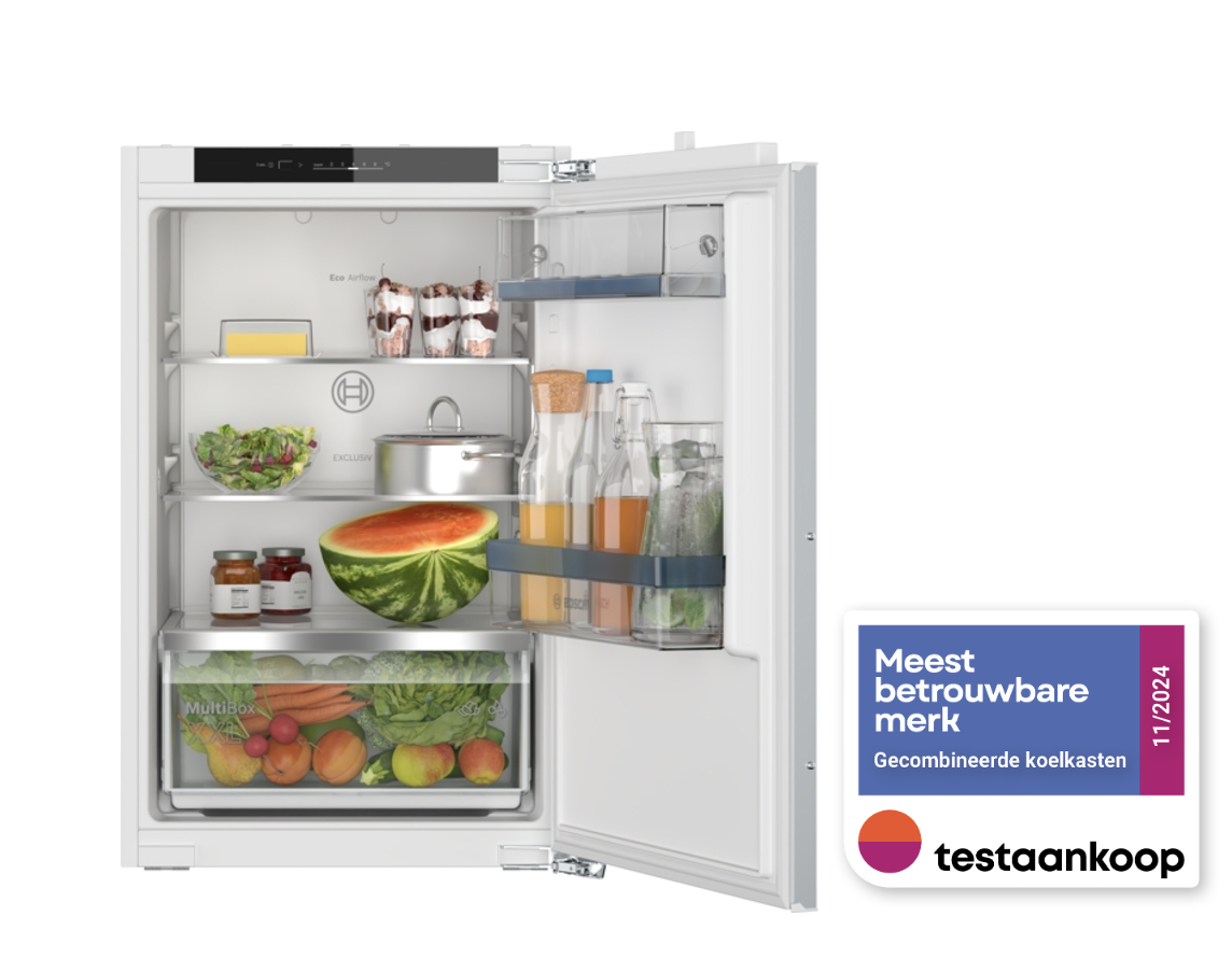 BOSCH KIR21EFE0 SERIE 4 koelkast zonder vriesvak - 88cm BOSCH KIR21EFE0 SERIE 4 koelkast zonder vriesvak - 88cm