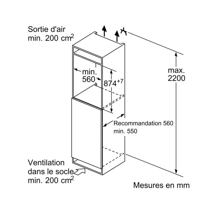 SIEMENS KI21R2FE0 IQ300 koelkast zonder vriesvak - 88cm