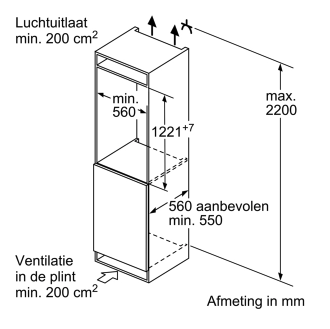 SIEMENS KI42L2FE0 IQ300 koelkast met vriesvak - 122cm SIEMENS KI42L2FE0 IQ300 koelkast met vriesvak - 122cm