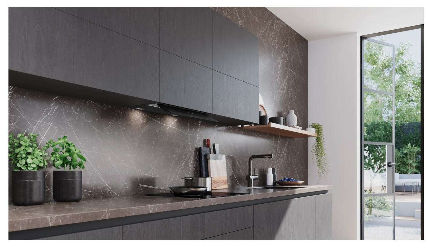 SIEMENS LJ67BDP60 geïntegreerde dampkap - 60cm