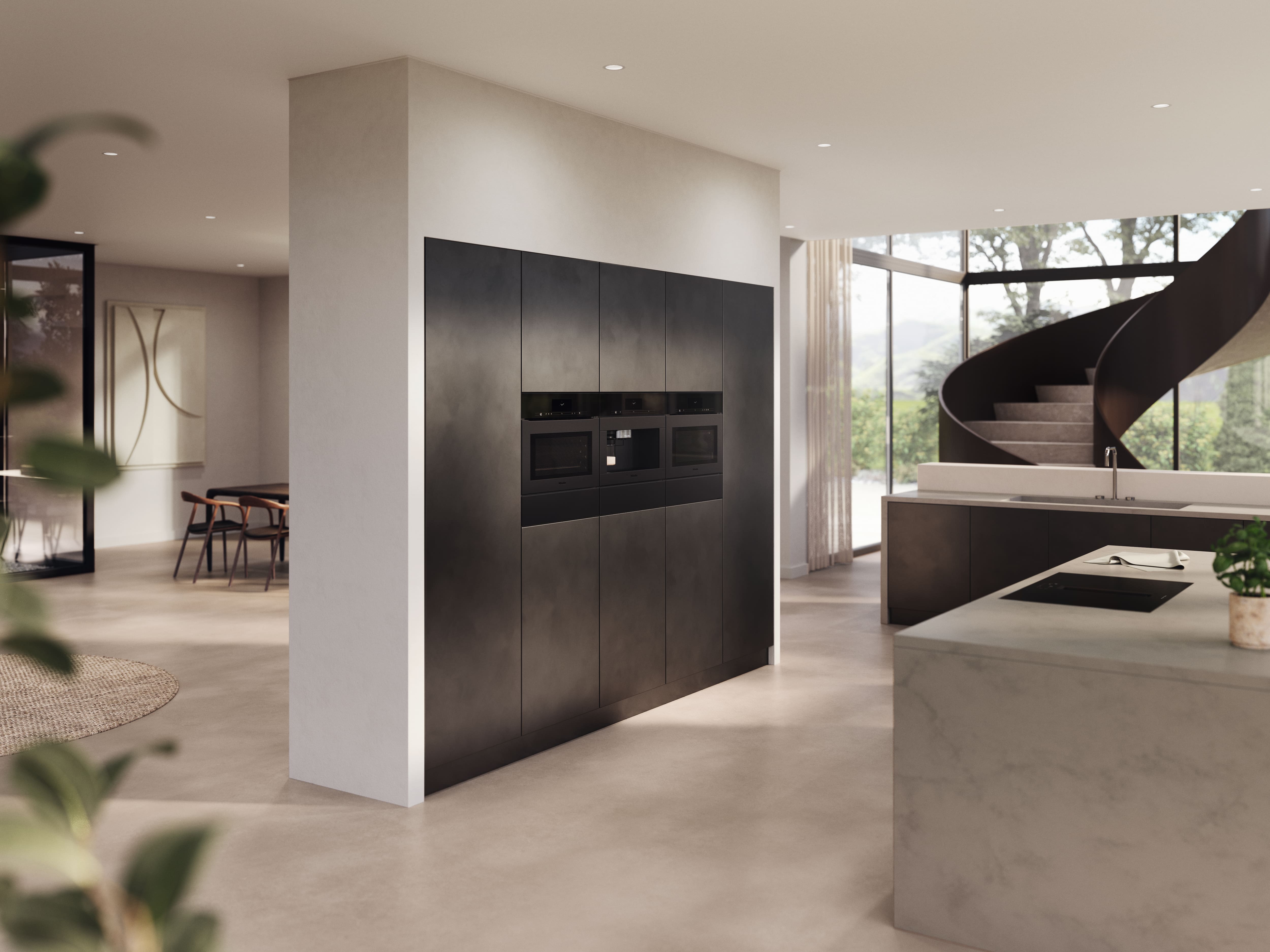 MIELE KMDA7876FL-A kookplaat met afzuiging - 80cm