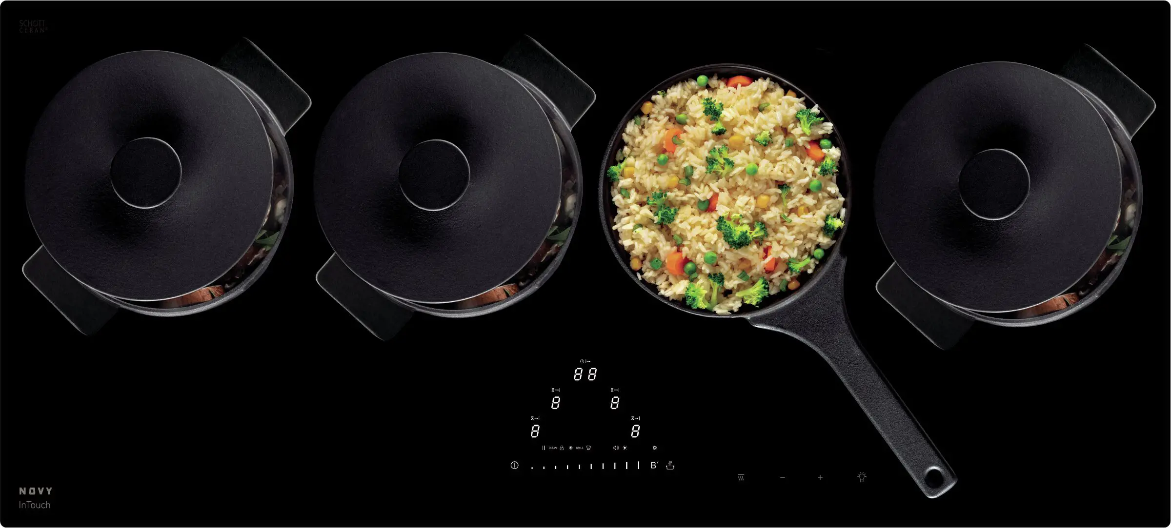 NOVY 1777 inductiekookplaat - 91cm