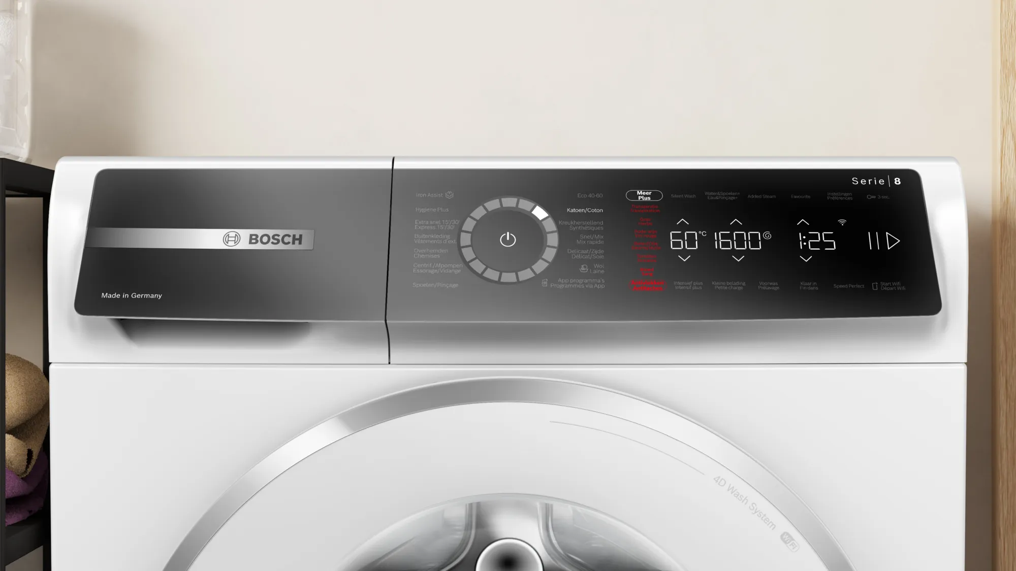 BOSCH WGB2560SFG SERIE 8 wasmachine