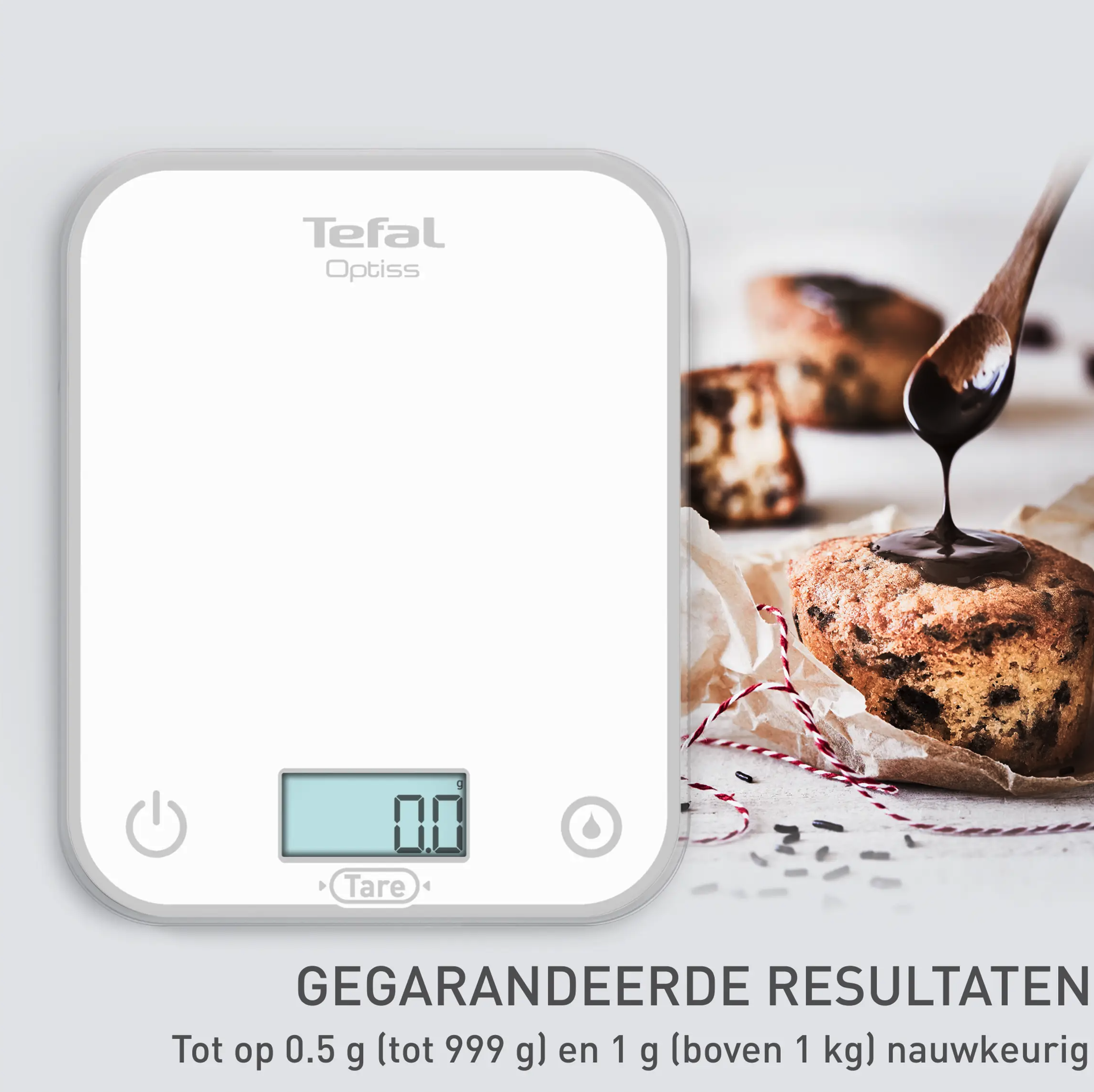 TEFAL TEBC50UOVO keukenweegschaal