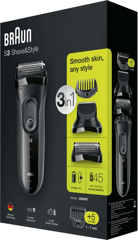 BRAUN GROOMING BGBT3000 scheerapparaat