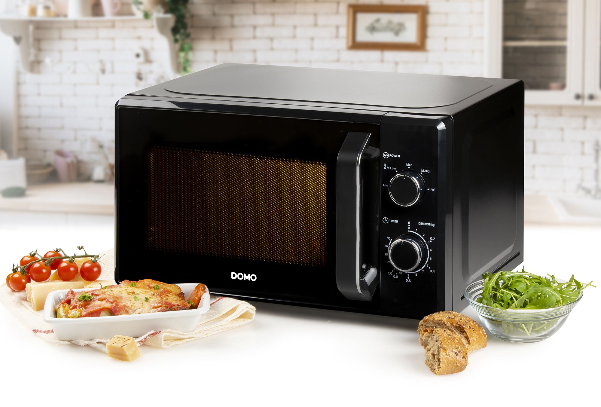 DOMO DODO2520 vrijstaande microgolfoven zonder grill - 25cm