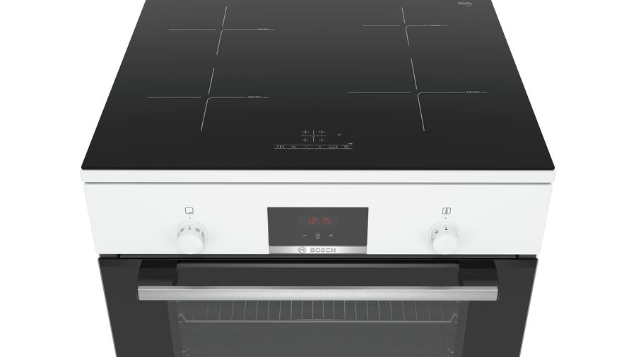 BOSCH HLR390020 SERIE 4 fornuis met inductie kookplaat - 60cm