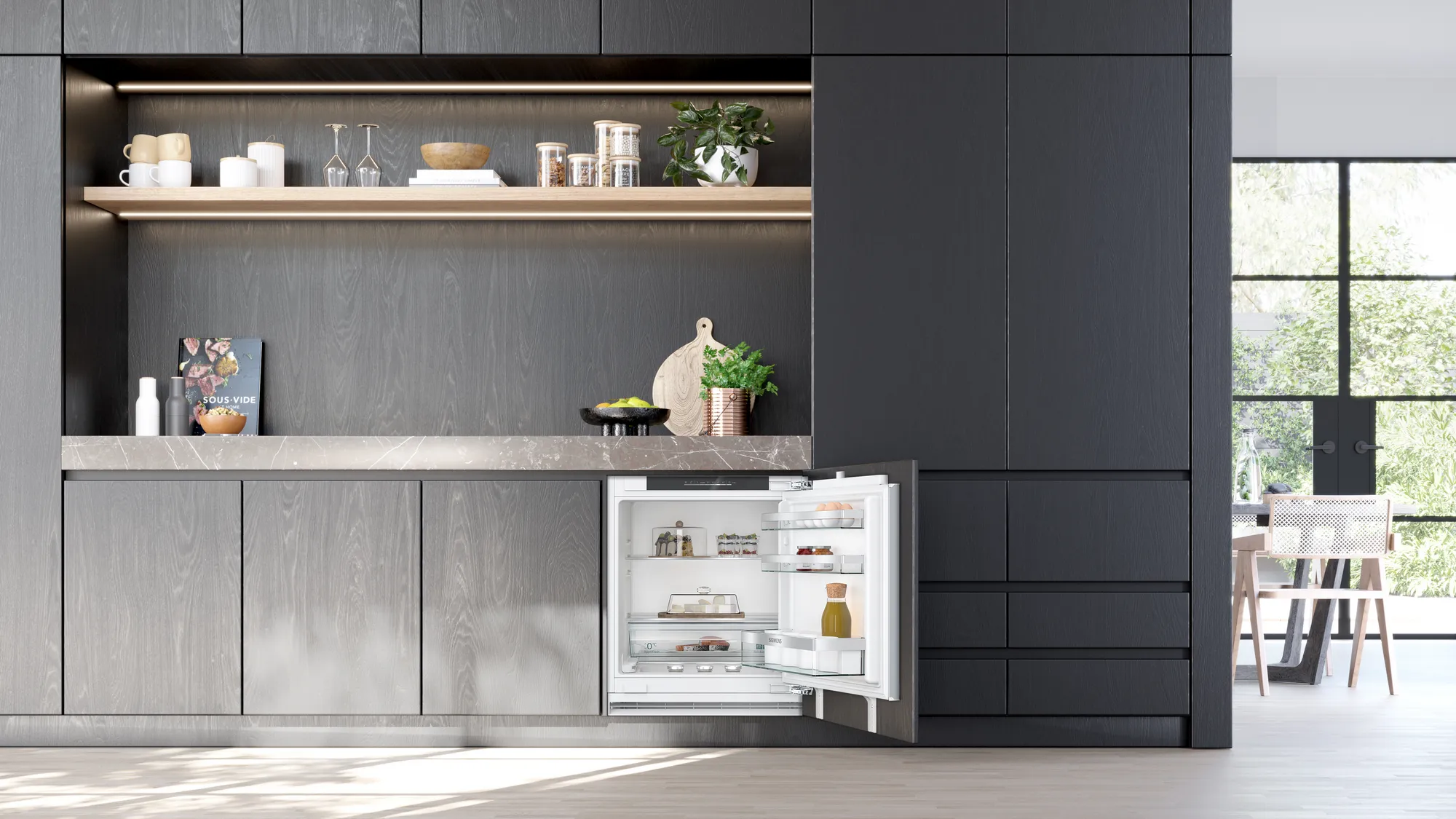 SIEMENS KU21RADE0 IQ500 onderbouw koelkast zonder vriesvak - 82cm