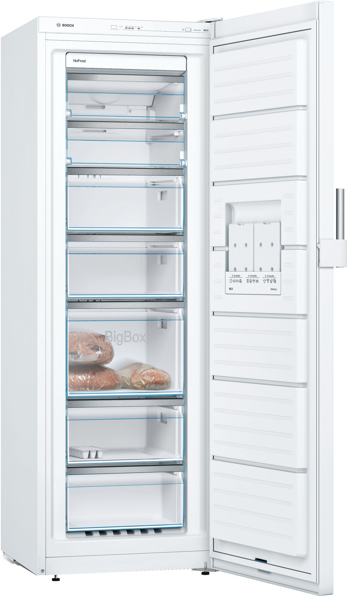 BOSCH GSN33EWEV SERIE 4 vrijstaande vriezer - 176cm