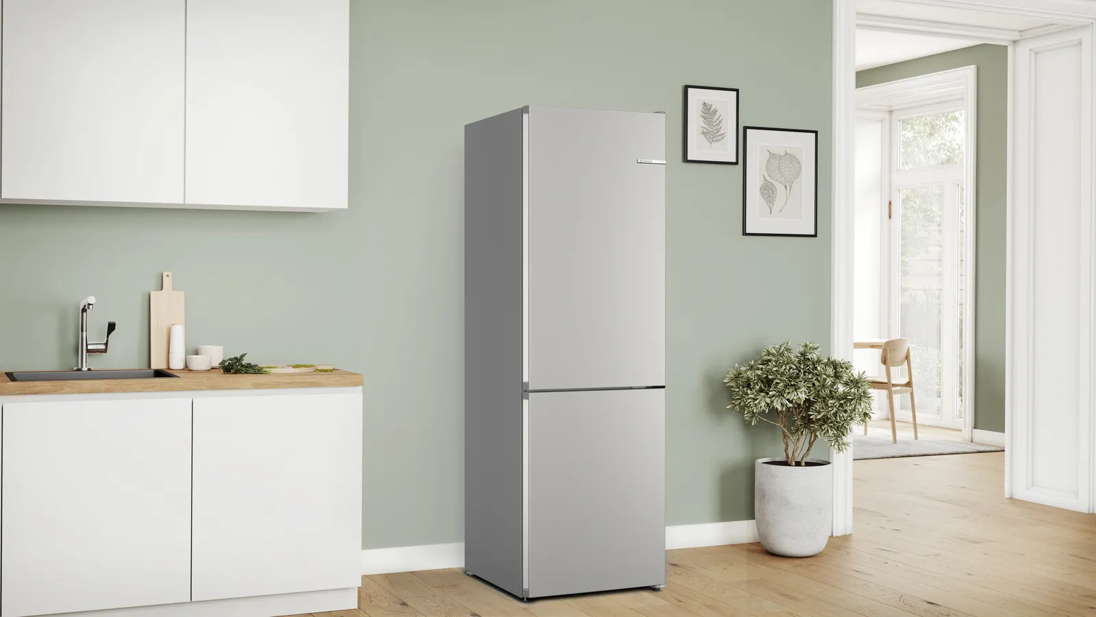 BOSCH KGN36EICF SERIE 4 vrijstaande koel-/vriescombinatie - 186cm