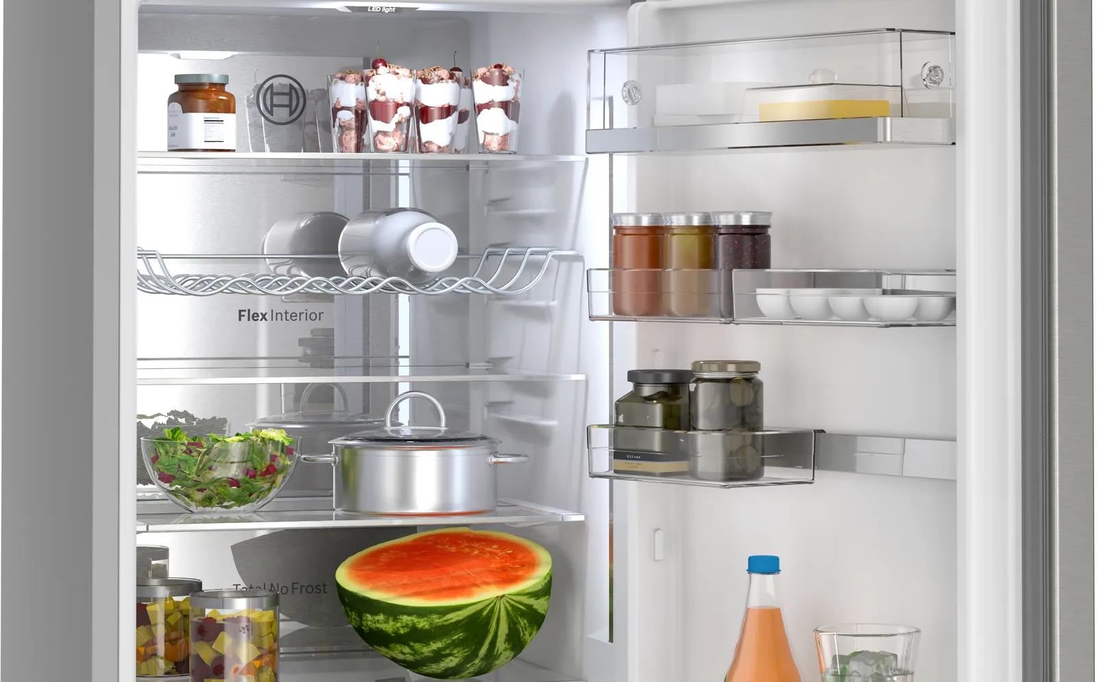 BOSCH KGN39AIAU SERIE 6 vrijstaande koel-/vriescombinatie - 203cm