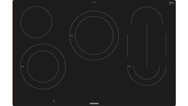 SIEMENS ET801LMP1D IQ500 vitrokeramische kookplaat - 80cm