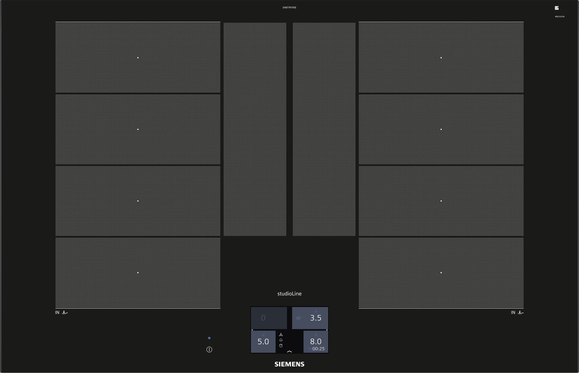  EX877KYX5E IQ700 inductiekookplaat - 80cm