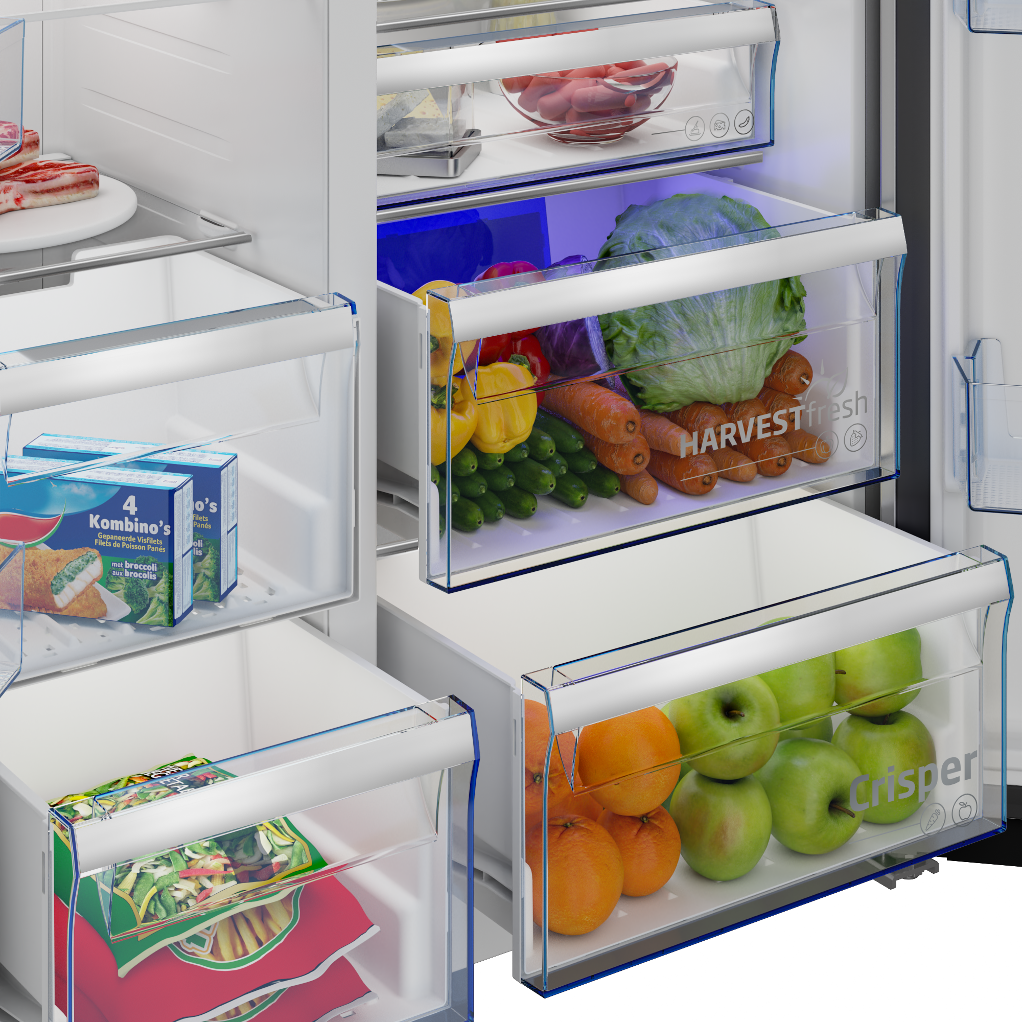 BEKO GN163241XBRN side-by-side - 179cm