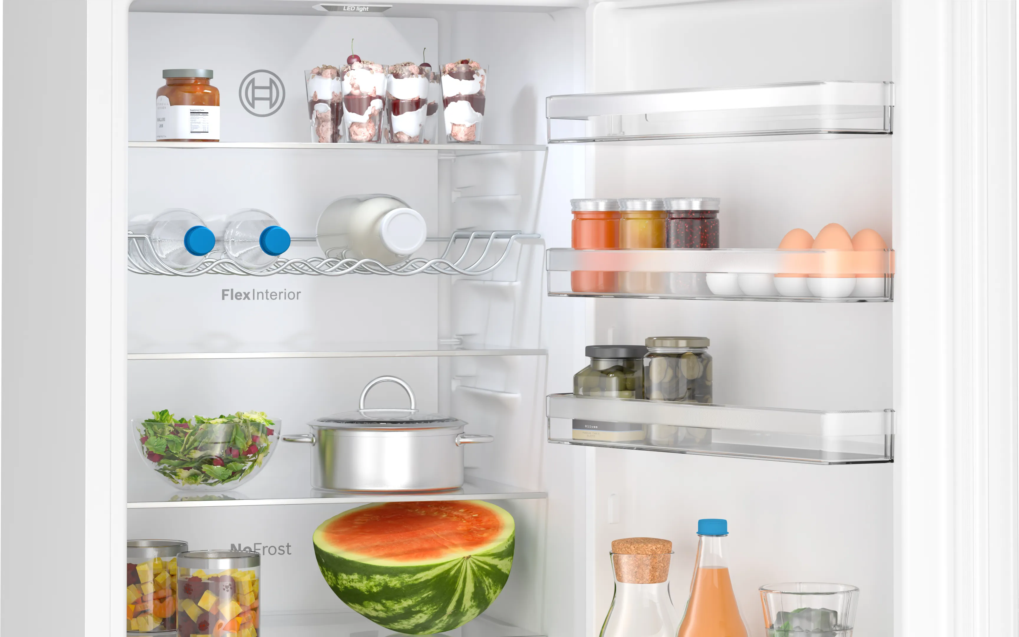 BOSCH KGN392WCF SERIE 4 vrijstaande koel-/vriescombinatie - 203cm