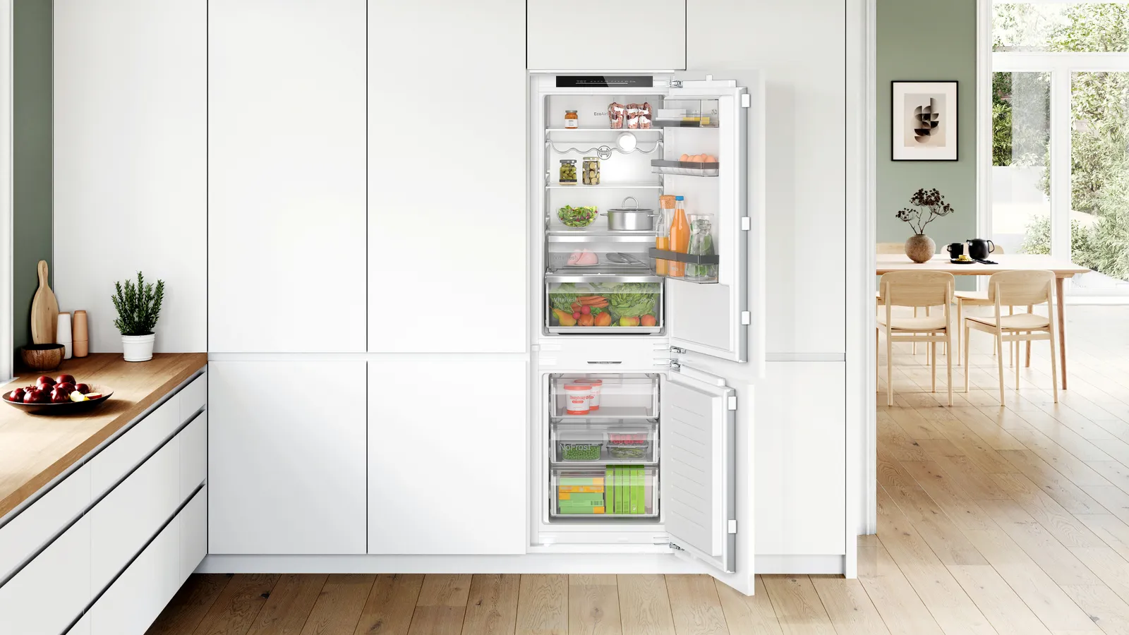 BOSCH KIN86EDD0 SERIE 6 koel-/vriescombinatie - 177,5cm