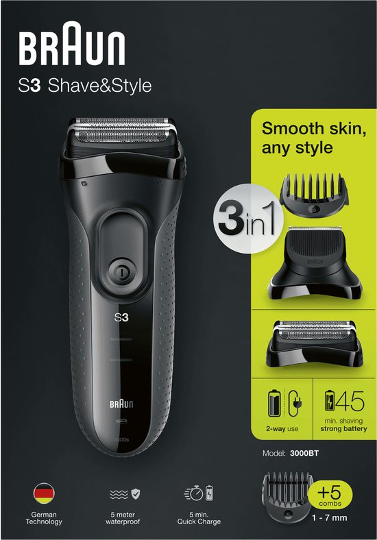 BRAUN GROOMING BGBT3000 scheerapparaat